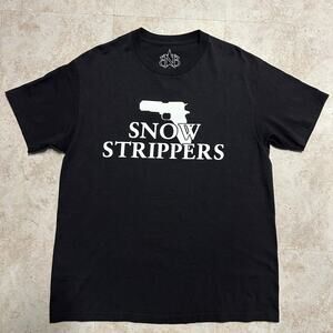 Snow Strippers Nice Bass Bro Gun Logo T-Shirt